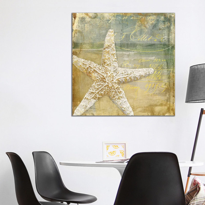 Golden Sea IV by Color Bakery - Wrapped Canvas Painting