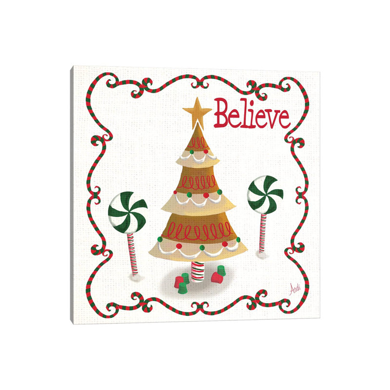 Gingerbread Forest I by Andi Metz - Wrapped Canvas Print, 66.04 cm H x 66.04 cm W x 1.91 cm D