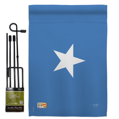 Double Sided 18.5'' H x 13'' W Polyester Flag Set