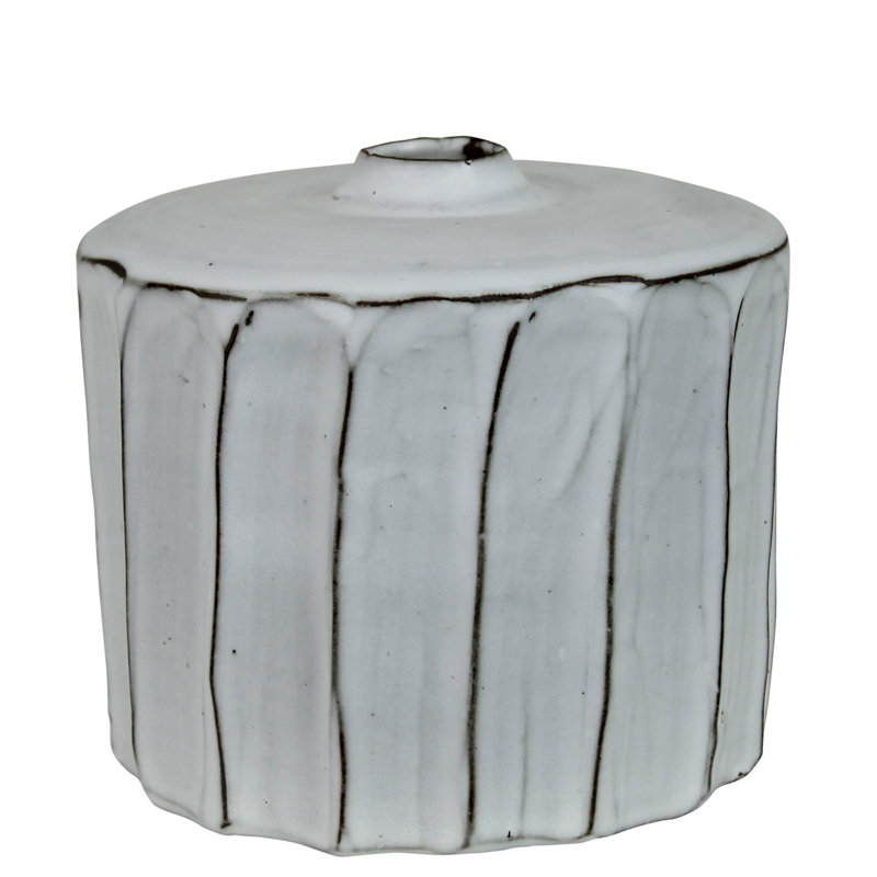Vase de plancher en céramique Adamariz, H 5 po x l 5,5 po x P 5,5 po