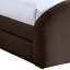 Lit gigogne en tissu Chiu Chenille-1024057086