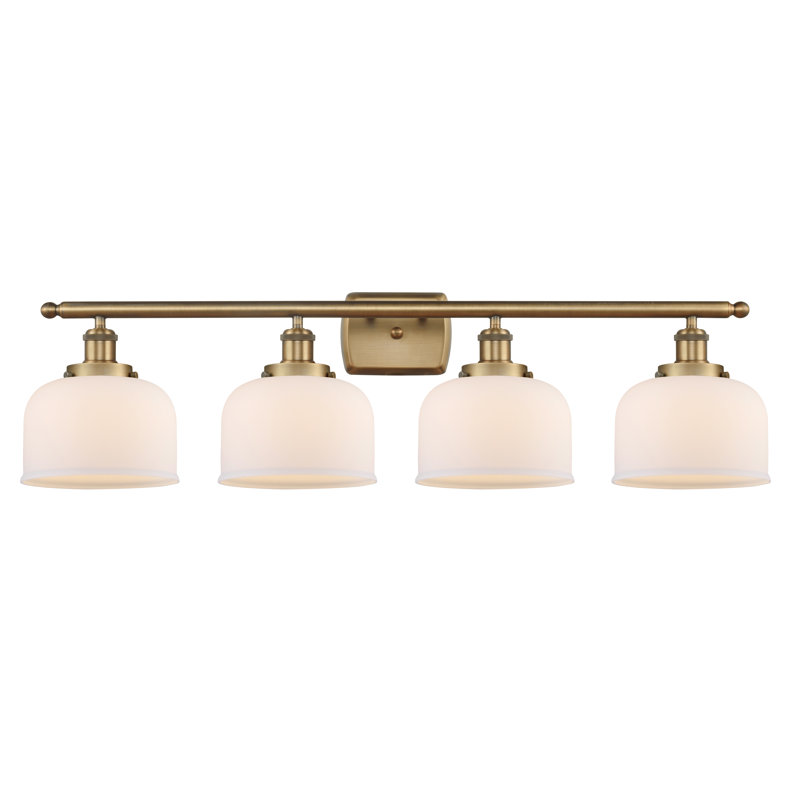4 - Light Dimmable Bath Bar, Brushed Brass