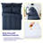 8 Piece Quilted Solid Stripe Comforter, Sheet Set And Mattress Protector Bedding Bundle, Queen-122547341-122547340