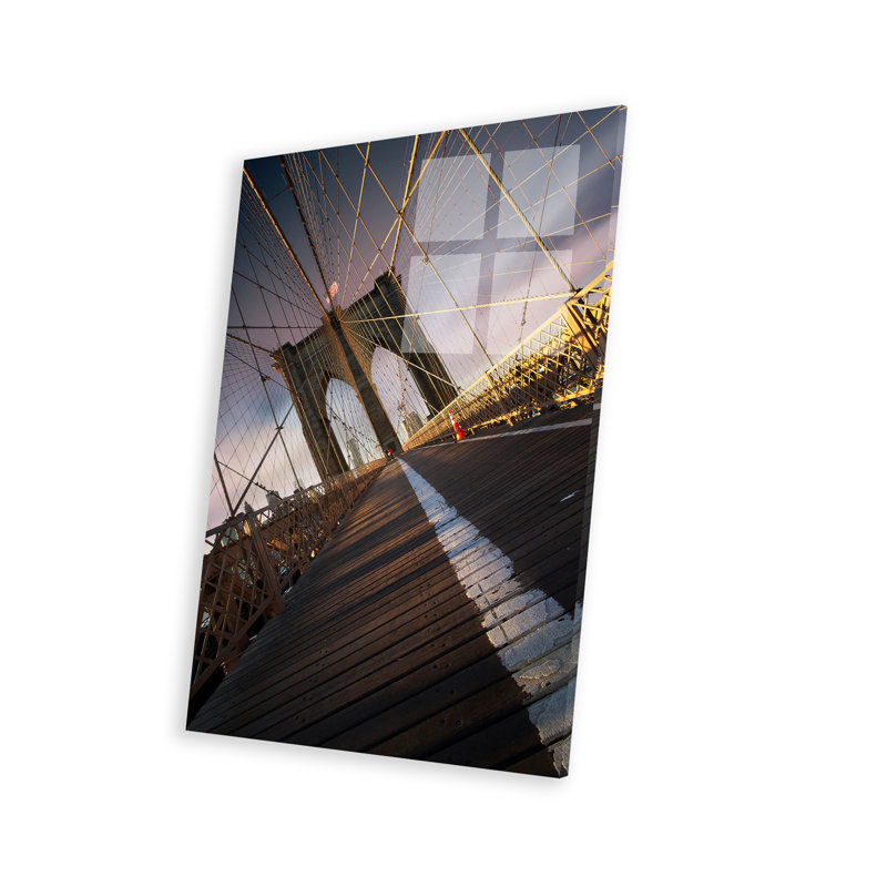 Brooklyn Bridge Web Print On Acrylic Glass