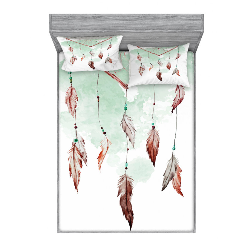 Microfiber Sheet Set, Queen Sheet Set with Fitted Sheet