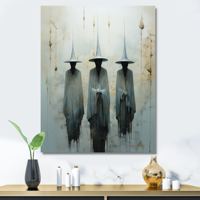Minimalisme sorcières - impression, Toile tendue, H 40 po x l 30 po x P 1,5 po
