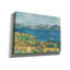 «La Baie de Marseille, vue de l'Estaque» par Paul Cezanne, art mural sur toile-1581976096