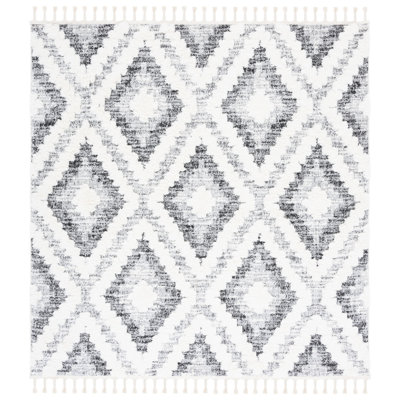 Aidaliz Tassel Shag Performance Southwestern Rug