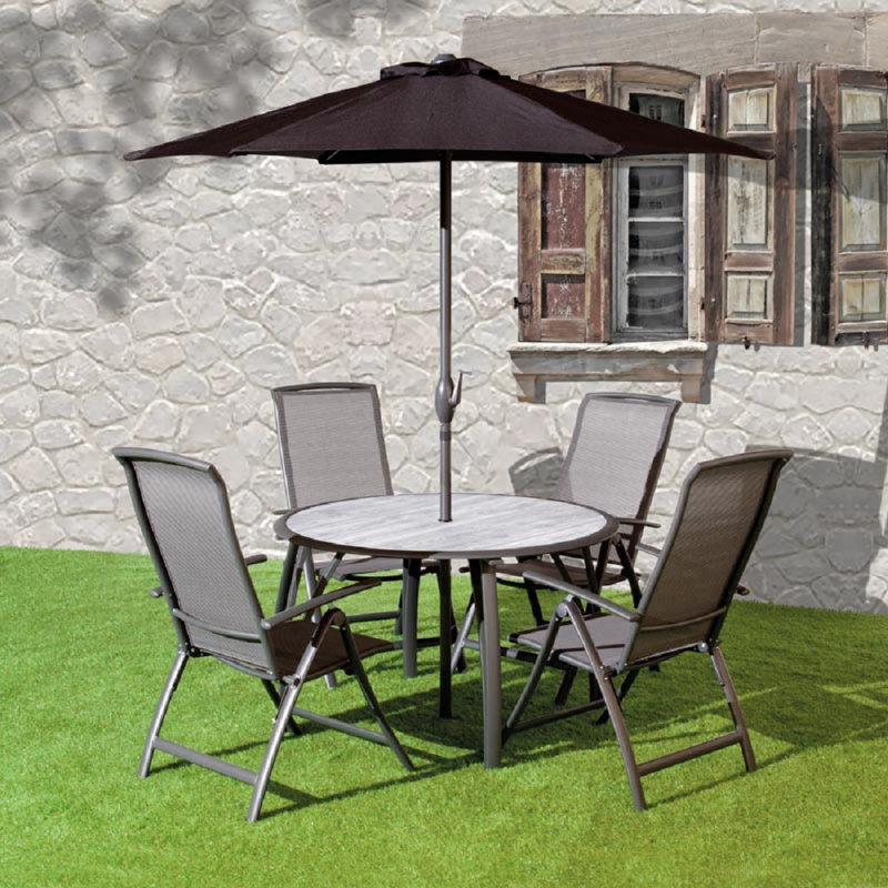 Isanti 4 - Person Patio Dining Set with Round Table