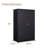 Metal Storage Cabinet With Locking Doors And Adjustable Shelf, Folding Filing Storage Cabinet For Home Office-151364860