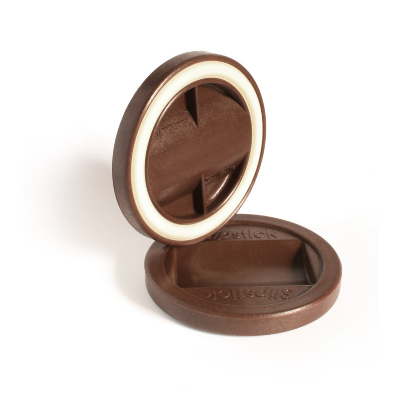 Bed Roller/Furniture Wheel Gripper Cup Coaster, Chocolate