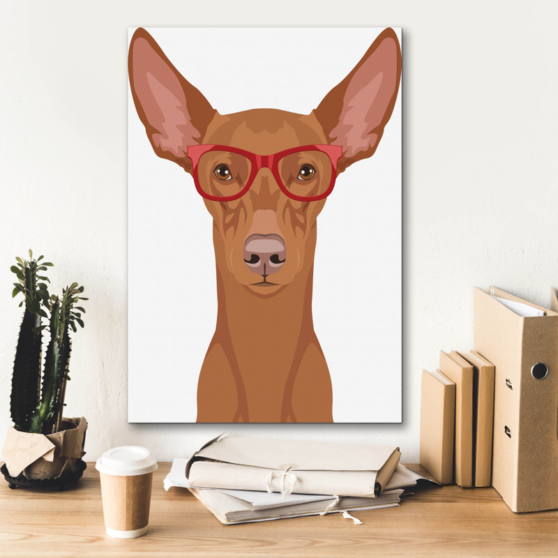 «Pharaoh Hound Porter des lunettes Hipster» par les affiliés Furbaby