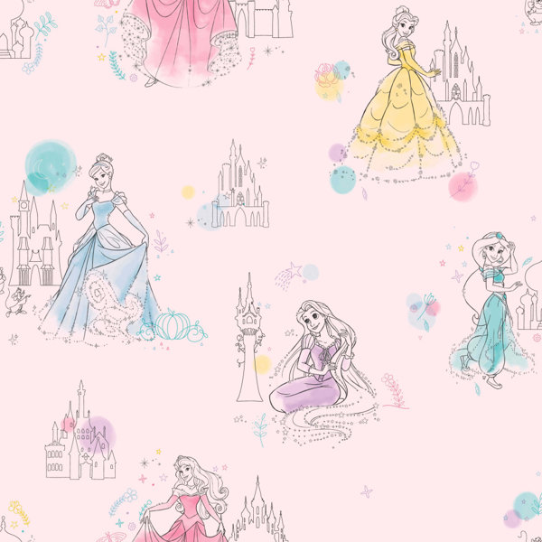 All Disney Princess  Cinderella  Pink Background Wallpaper Download   MobCup