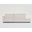 Canapé modulaire en laine d'agneau beige avec une option chaleureuse pour 3 chaises