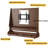 Modern minimalist mobile TV stand