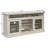 Contemporary TV Media Stand Modern Entertainment Console For TV Up To 65" With Open And Closed Storage Space, Stone, 60"W*15.75"D*29"H-1783072509