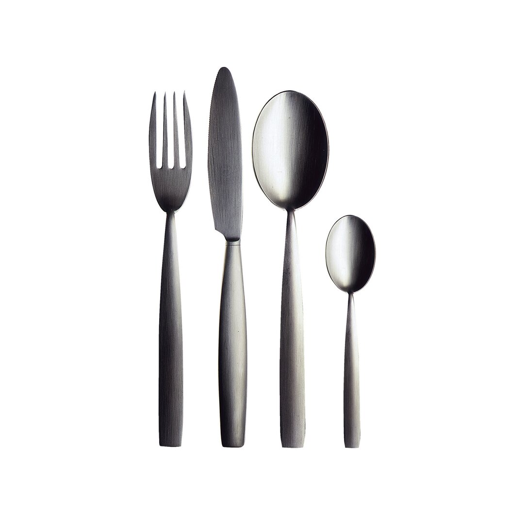 Mediterranea  24-Piece Cutlery Set white