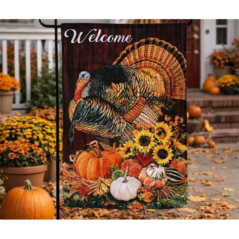 Drapeau de jardin Welcome Turquie