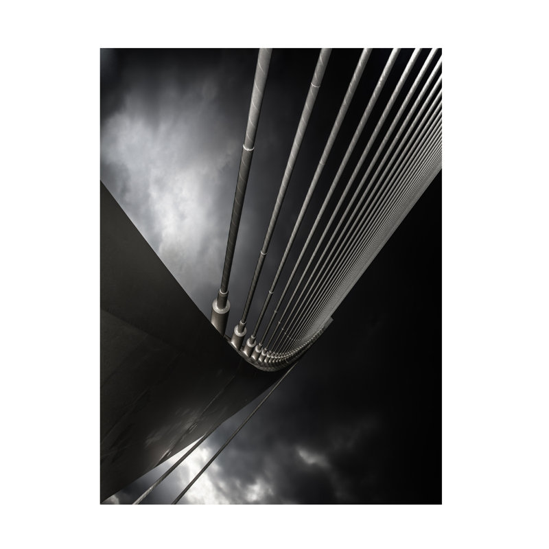 Art sur toile, "Harry Verschelden The Bridge", H 19 po x l 14 po