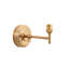 Step Fold Wall Fitting finished in Br Aged Brass