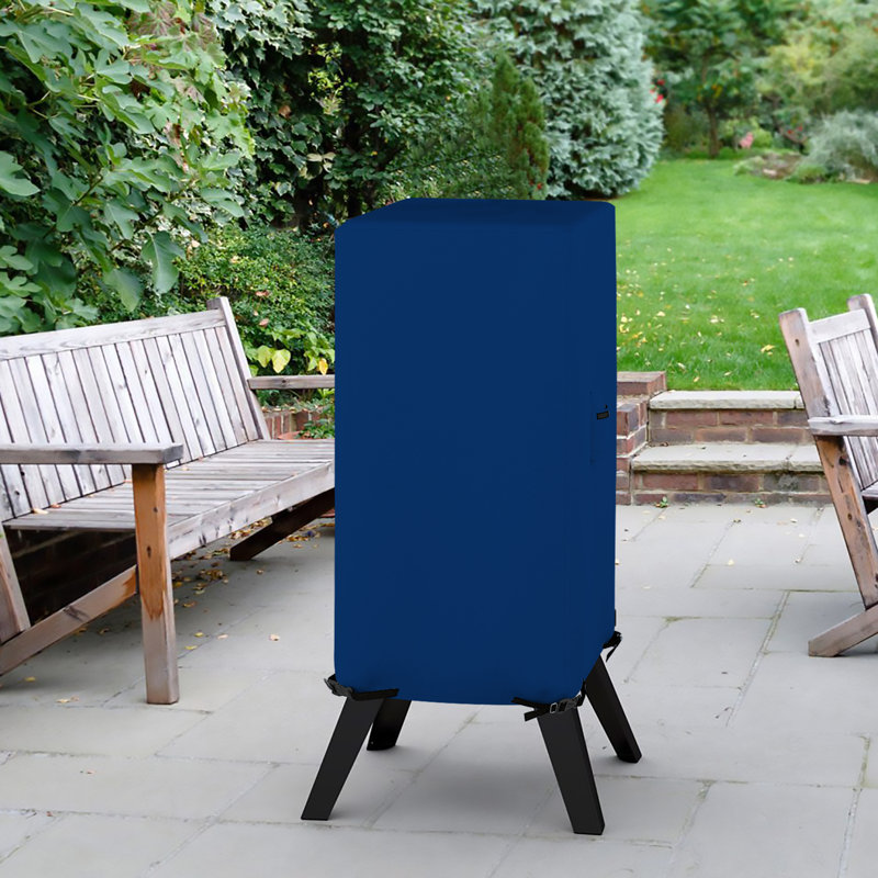 Housse de barbecue pour l'extérieur résistante et résistante aux intempéries et résistante aux rayons UV, Bleu