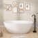 55'' x 29.5'' Freestanding Soaking Acrylic Bathtub with Integrated Slotted Overflow and Chrome Anti-clogging Drain