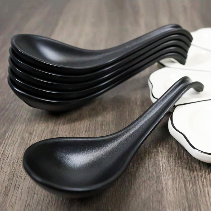 Reilly Soup Spoon, Black