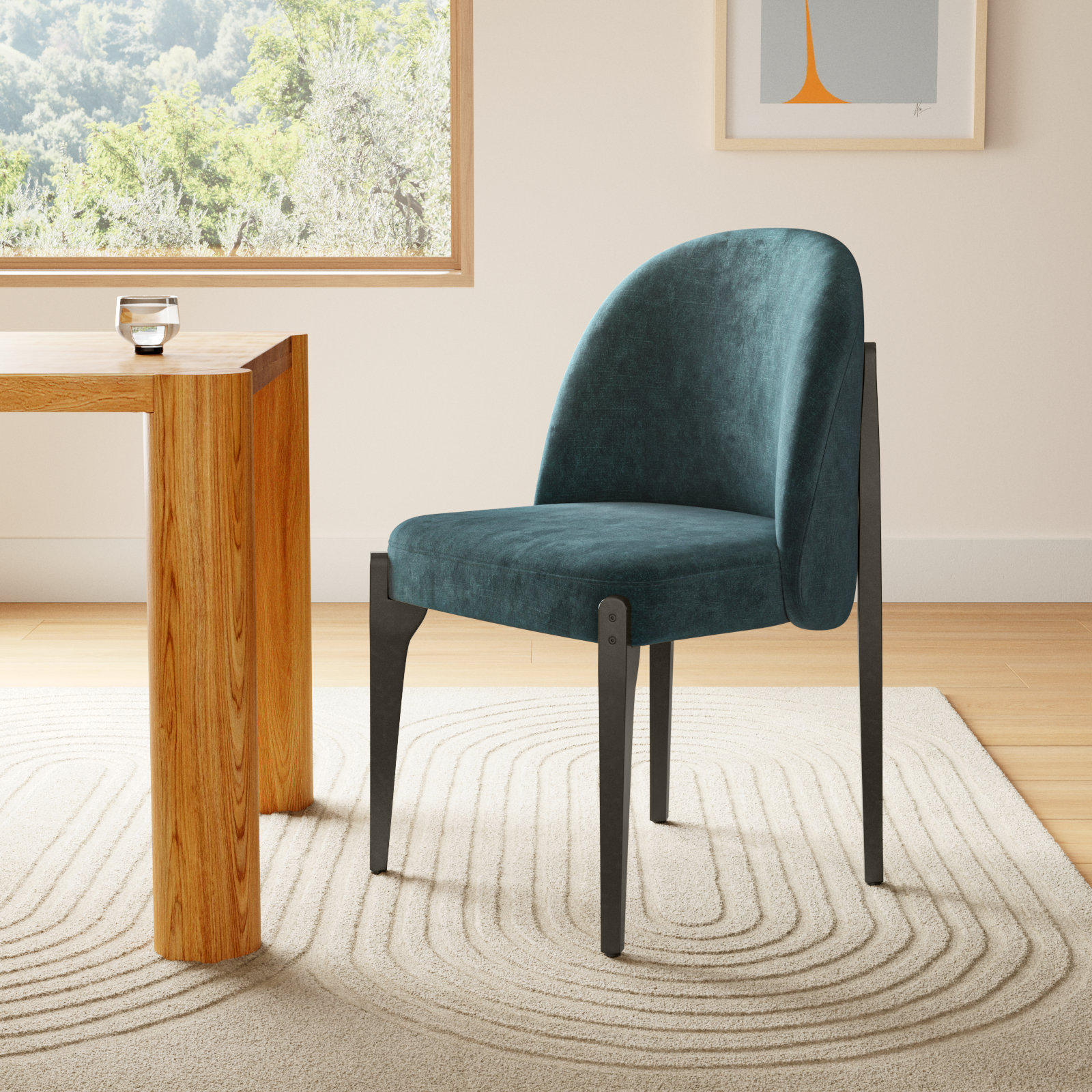 Pietta Dining Chair, Blue