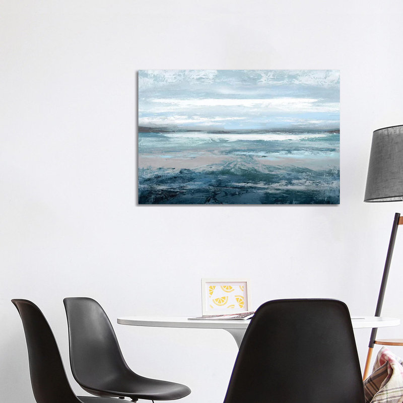 «Aqua In Motion» par Jake Messina - galerie - estampe numérique sur toile tendue, H 26 po x l 40 po x P 1,5 po, Toile tendue