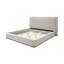 Grand lit Orane en tissu gris-259364739