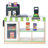  Teamson Kids Cashier Austin Interactive Pretend Play Checkout Counter Stand with 26 Accessories
