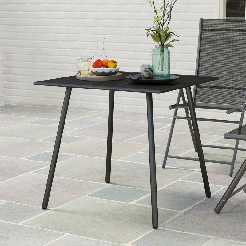 Square 4 - Person 80Cm L Outdoor Table