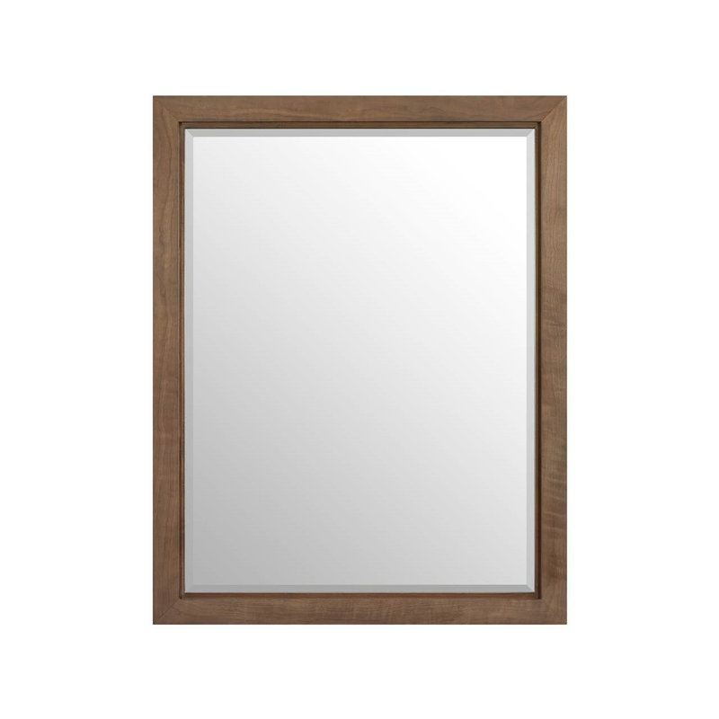 Haze Mirror Natural Walnut Veneer Frame