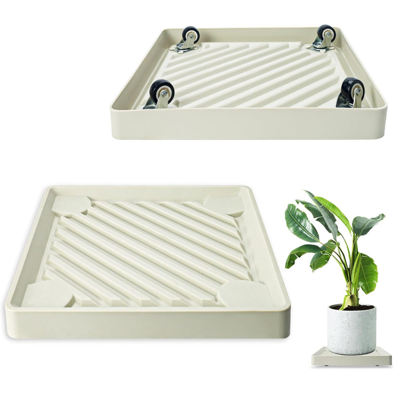 Chariot pour plante 2PCS avec roues cachées