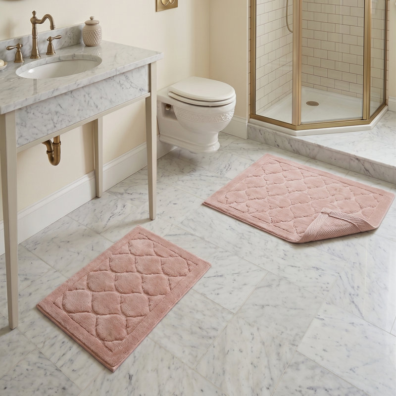 Tapis pour salle de bain antidérapant Amara
