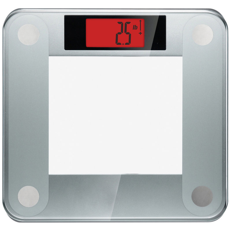 Ozeri Precision II Body Weight Scale (440 lbs Step-on Bath Scale), with Weight Change Detection, Silver
