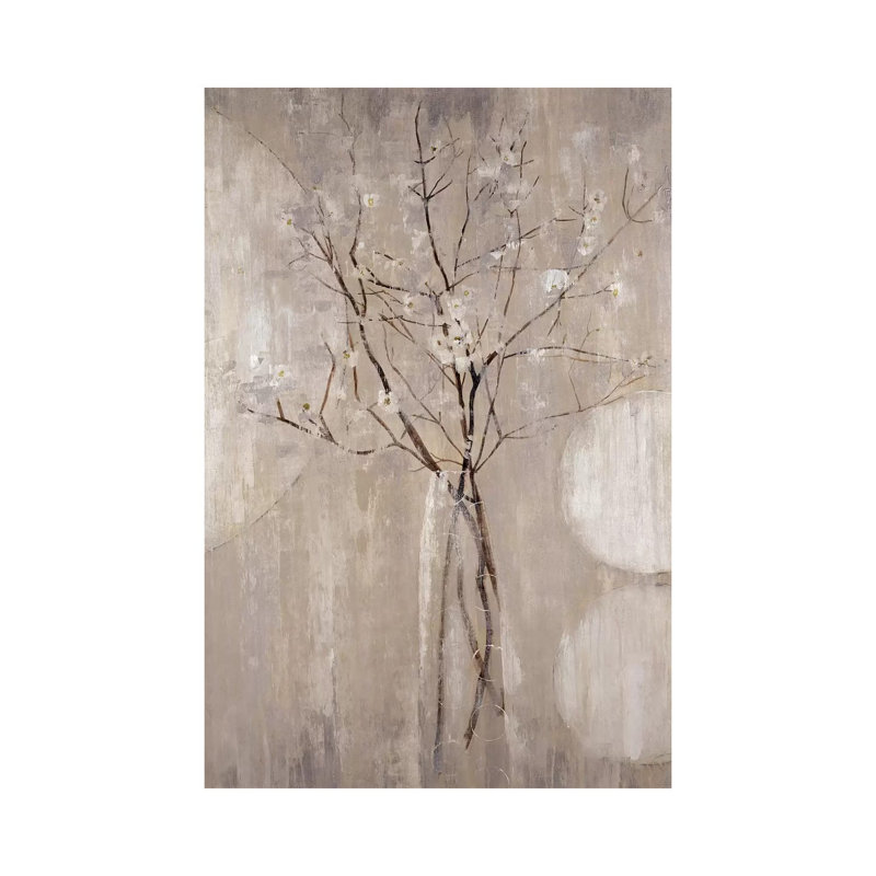 Champagne Blossoms by Liz Jardine - Wrapped Canvas Painting, 66.04 cm H x 45.72 cm W x 3.175 cm D