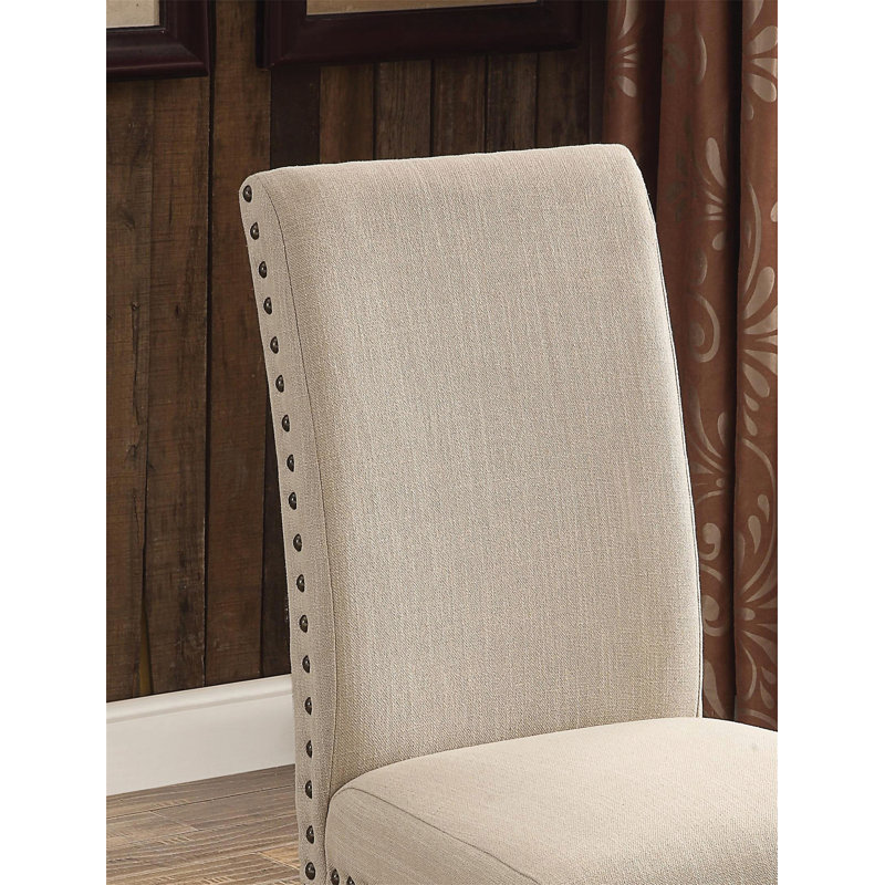 Chaise d'appoint en lin Gerburg