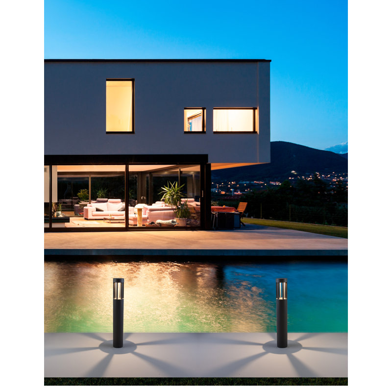 Dark Grey Integrated LED Aluminium Pathway Light