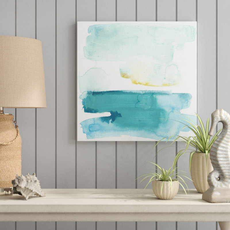 «Liquid Shoreline VII», peinture sur toile, H 20 po x l 20 po