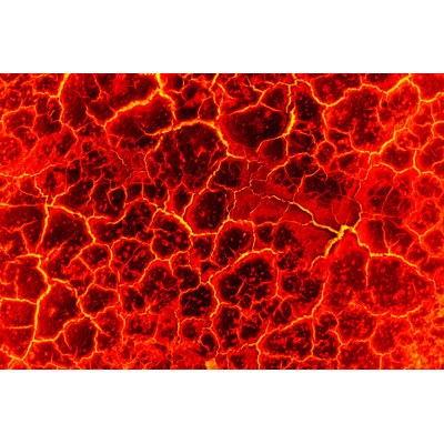 " The Red Crack Abstract " by Ekkaluck