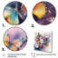 «Purple Butterflies In The Air», reproduction d'art sur toile-110956436-88535247