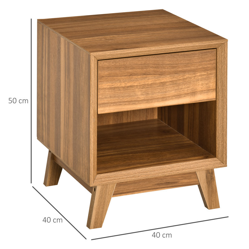 40 cm W Bedside Table