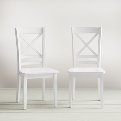 17'' H Acacia Solid Wood Side Chair