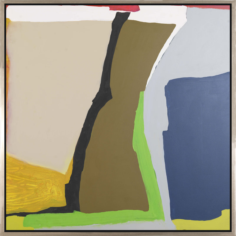 «Relations II», peinture sur toile à cadre flottant
