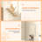 5 Pcs Wood Cat Wall Shelves