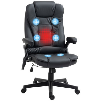 High-Back Vibration Massage Chair, Heating Office Chair