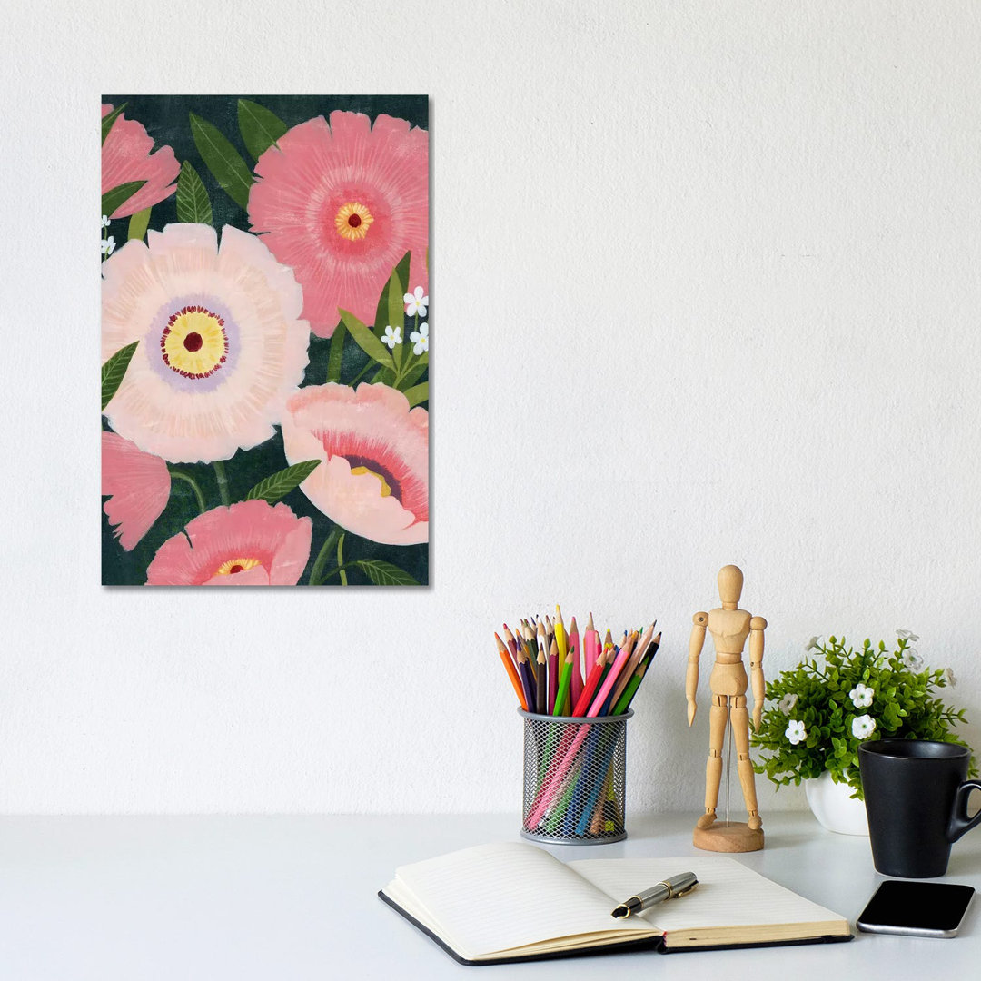 Nighttime Blooms II by Grace Popp - Wrapped Canvas Gallery-Wrapped Canvas GiclÃ©e
