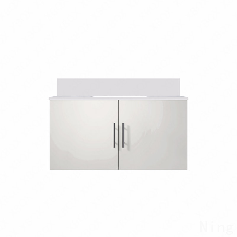 Meuble-lavabo simple 36 po x P 22 po, Blanc, 36"