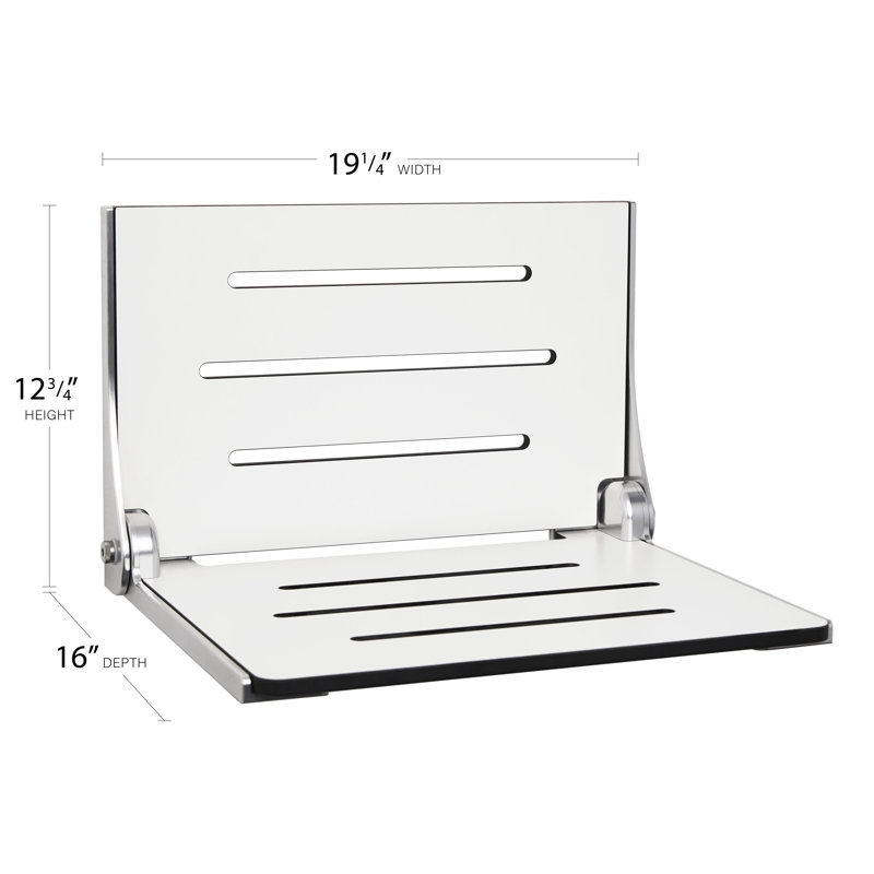 Siège de douche pliant Silhouette